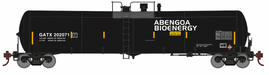 Athearn 18025 N Scale 30,000 Gallon Ethanol Tank Car Abengoa Bioenergy GATX 3 Pack #1