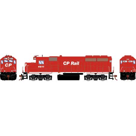 Athearn 18258 HO Scale EMD GP40-2 Canadian Pacific CP 4611 (DCC and Sound Ready)