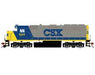 Athearn 18260 HO Scale EMD GP40-2 YN2 CSX 6214 DCC and Sound Ready