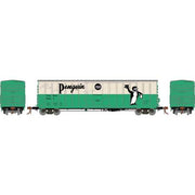 Athearn 18445 HO Scale 50' NACC Boxcar Penguin Ginger Ale NADX 7001