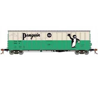 Athearn 18446 HO Scale 50' NACC Boxcar Penguin Ginger Ale NADX 7004