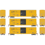 Athearn 18694 HO Scale 50' FMC 5347 Boxcar Railbox RBOX 3 Pack