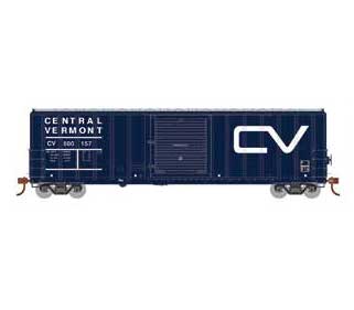 Athearn 18700 HO Scale 50' FMC 5347 Boxcar Central Vermont CV 600157