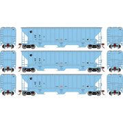 Athearn 18780 HO Scale PS 4740 Covered Hopper General American CATX 3 Pack