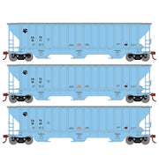 Athearn 18780 HO Scale PS 4740 Covered Hopper General American CATX 3 Pack
