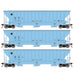 Athearn 18780 HO Scale PS 4740 Covered Hopper General American CATX 3 Pack