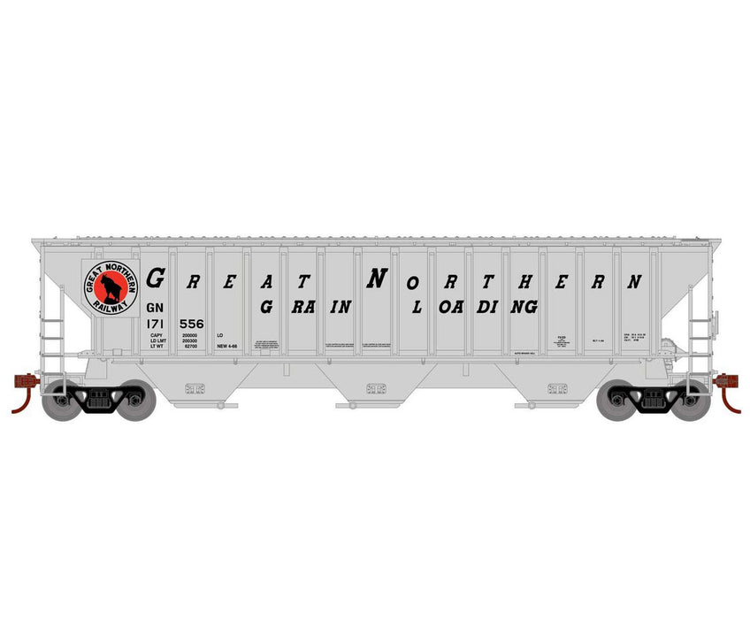 Athearn 18781 HO Scale PS 4740 Covered Hopper Great Northern GN 171556