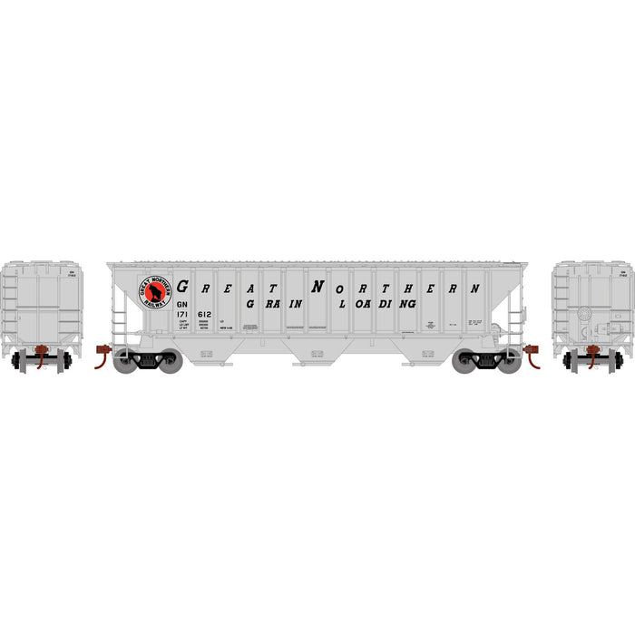 Athearn 18782 HO Scale PS 4740 Covered Hopper Great Northern GN 171612