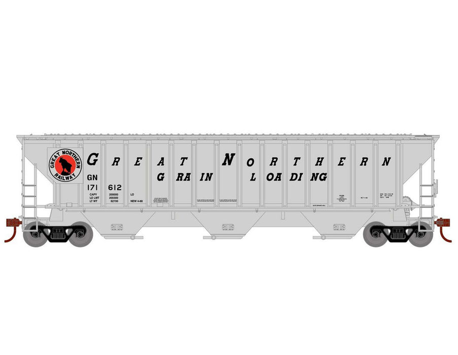 Athearn 18782 HO Scale PS 4740 Covered Hopper Great Northern GN 171612