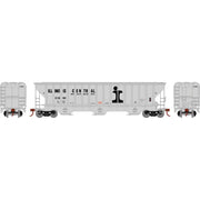 Athearn 18785 HO Scale PS 4740 Covered Hopper Illinois Central IC 56861