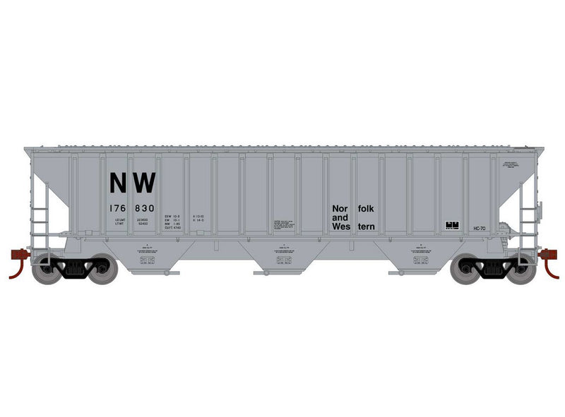 Athearn 18790 HO Scale PS 4740 Covered Hopper Norfolk Western NW 176830