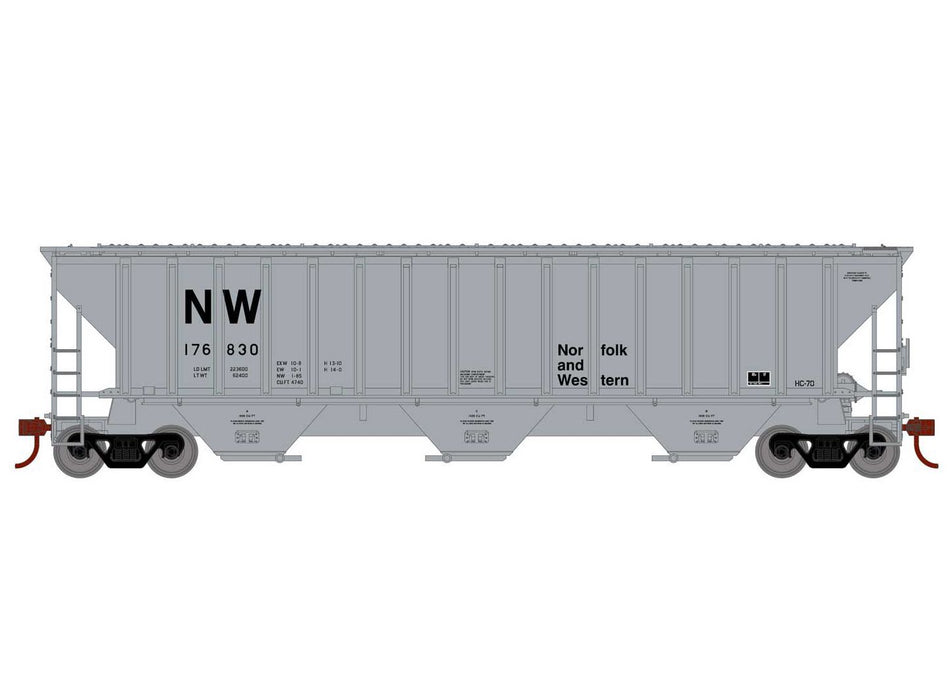 Athearn 18790 HO Scale PS 4740 Covered Hopper Norfolk Western NW 176830