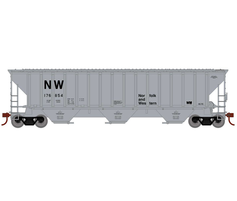 Athearn 18791 HO Scale PS 4740 Covered Hopper Norfolk Western NW 176854