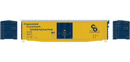 Athearn 18832 N Scale 50' PS-1 Plug Door Boxcar Chesapeake & Ohio C&O 23277