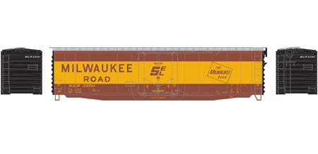 Athearn 18836 N Scale 50' PS-1 Plug Door Boxcar Milwaukee Road MILW 2650