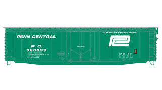 Athearn 18837 N Scale 50' PS-1 Plug Door Boxcar Penn Central PC 360099