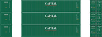 Athearn 20103 N Scale 40' Low Cube Container Capital CLHU 3 Pack #2