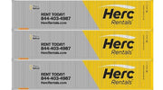 Athearn 20109 N Scale 40' Low Cube Container Herc Rentals EASU 3 Pack #2