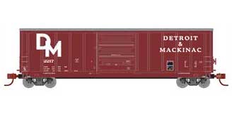 Athearn 2281 N Scale 50' PS 5277 Boxcar Detroit & Mackinac D&M 2217