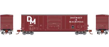 Athearn 2281 N Scale 50' PS 5277 Boxcar Detroit & Mackinac D&M 2217