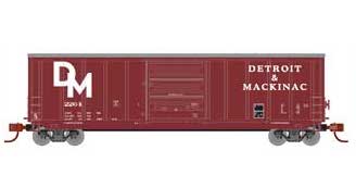 Athearn 2282 N Scale 50' PS 5277 Boxcar Detroit & Mackinac D&M 2264