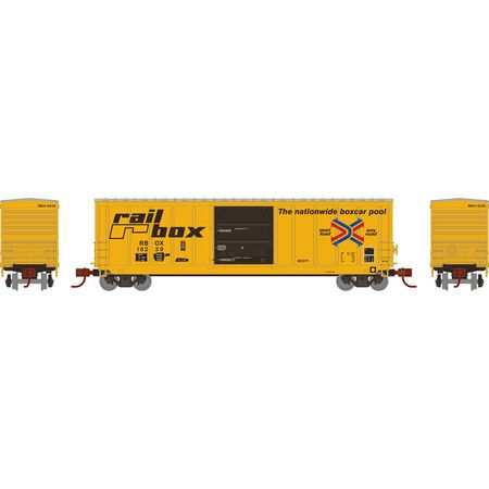 Athearn 2343 N Scale 50' PS 5277 Boxcar Railbox RBOX 16239