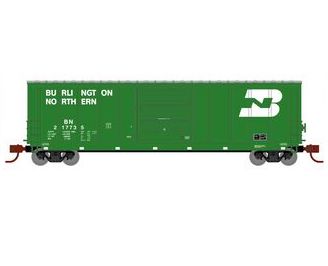 Athearn 2346 N Scale 50' PS 5277 Boxcar Burlington Northern BN 217735
