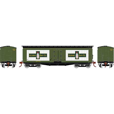 Athearn 24034 N Scale 40' Pfaudler Milk Car Alderney Dairy NMCX 104