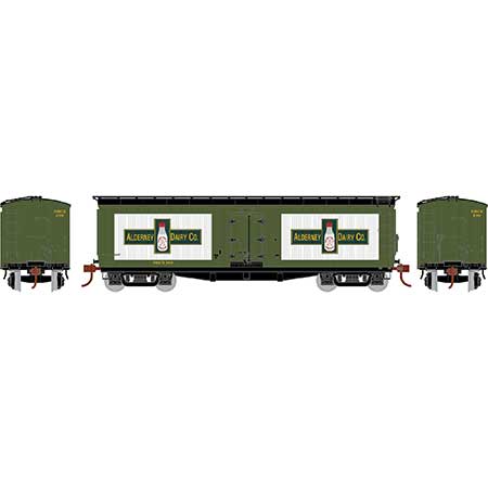 Athearn 24035 N Scale 40' Pfaudler Milk Car Alderney Dairy NMCX 109