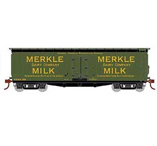 Athearn 24036 N Scale 40' Pfaudler Milk Car Merkle GARE 748
