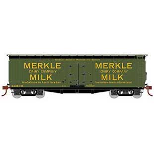 Athearn 24038 N Scale 40' Pfaudler Milk Car Merkle GARE 745