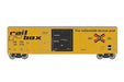 Athearn 24582 N Scale 50' FMC Combo Door Boxcar "Early" Railbox ABOX 50034