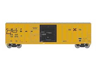 Athearn 24586 N Scale 50' FMC Combo Door Boxcar "Late" Railbox ABOX 50078