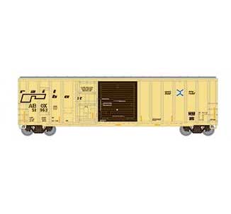 Athearn 24590 N Scale 50' FMC Combo Door Boxcar "Late" Railbox ABOX 51963V
