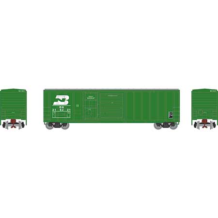 Athearn 24593 N Scale 50' FMC Combo Door Boxcar Burlington Northern BN 316221