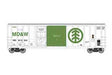 Athearn 24595 N Scale 50' FMC Combo Door Boxcar MD&W 10004