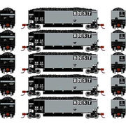 Athearn 25067 N Scale BethGon Coalporter BNSF 5 Pack #1