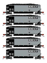 Athearn 25067 N Scale BethGon Coalporter BNSF 5 Pack #1