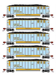 Athearn 25078 N Scale BethGon Coalporter CSX 5 Pack #2
