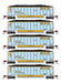 Athearn 25078 N Scale BethGon Coalporter CSX 5 Pack #2