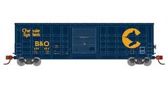 Athearn 25373 N Scale 50' Waffle Boxcar Baltimore and Ohio B&O 486484