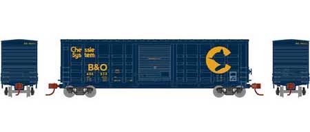 Athearn 25374 N Scale 50' Waffle Boxcar Baltimore and Ohio B&O 486623