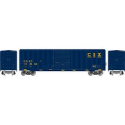 Athearn 25462 N Scale 50' FMC 5347 Boxcar CSXT 142604
