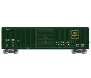 Athearn 25472 N Scale 50' FMC 5347 Boxcar Green Mountain GMRC 722