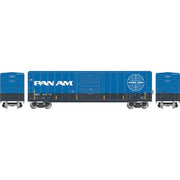 Athearn 25475 N Scale 50' FMC 5347 Boxcar Pam Am Railways MEC 31414