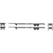 Athearn 26035 HO Scale 53' Container Chassis Seacastle 2 Pack