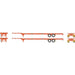 Athearn 26036 HO Scale 53' Container Chassis JB Hunt 2 Pack