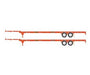 Athearn 26036 HO Scale 53' Container Chassis JB Hunt 2 Pack