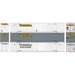 Athearn 26635 HO Scale 53' Intermodal Container JB Hunt #2 3-Pack