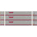 Athearn 26673 HO Scale 53' Jindo Intermodal Container Ferromex FXEU 3-Pack